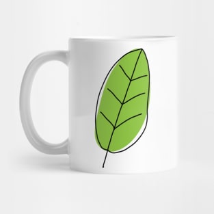 leaf art drawing Mug